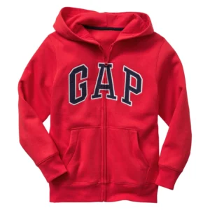 GAP Boys Logo Full Zip Hoodie – Classic Comfort & Timeless Style