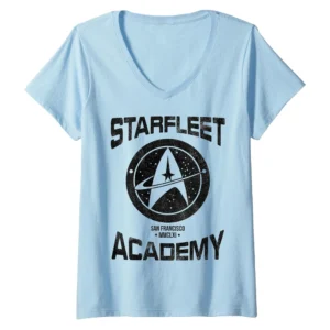 Star Trek Starfleet Academy San Francisco Vintage Badge Women's V-Neck T-Shirt