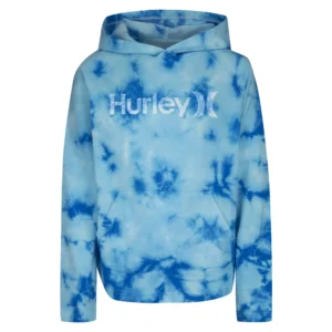 Boys Graphic Pullover Hoodie – Tie-Dye Print Beach Vibes Sweatshirt