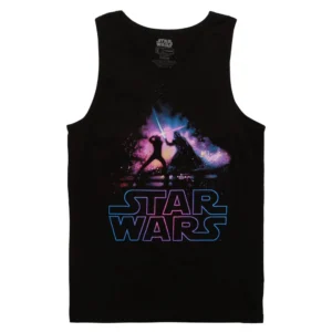 Star Wars Crossing Sabers Muscle Tank – Iconic Lightsaber Graphic Tee for Men
