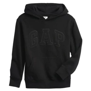 GAP Boys Logo Hoodie – Classic Pullover Sweatshirt for Kids