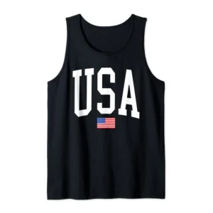 USA American Flag Patriotic Tank Top – 4th of July Independence Day Gift for Men Women Kids
