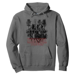 Stranger Things Upside Down Logo Pullover Hoodie – Official Graphic Sweatshirt