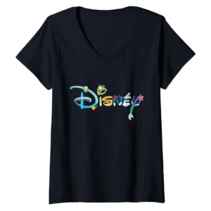 Women's Disney Princess Classic Logo V-Neck T-Shirt — Magical Everyday Tee