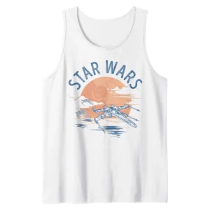 Star Wars X-Wing Sunset Tank Top – Official Starfighter Graphic Apparel