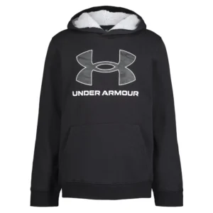 Under Armour Boys Pullover Hoodie – Soft Fleece Sweatshirt for Active Kids