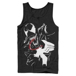 Marvel Venom Paint Men's Tank Top | Superhero Graphic Sleeveless Shirt