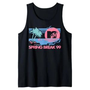 MTV Pastel Logo Spring Break Beach Tank Top