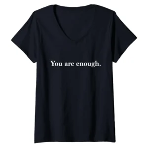 Dear Person Behind Me Positive Message V-Neck T-Shirt - Inspirational Self Worth Tee