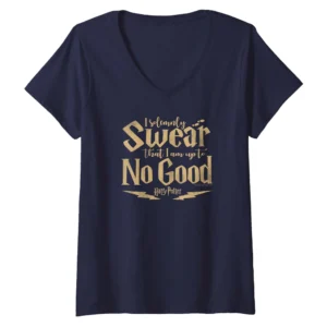 Harry Potter I Am Up to No Good Women's V-Neck T-Shirt - Official Licensed Merchandise