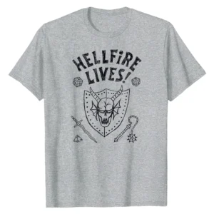 Stranger Things Hellfire Lives T-Shirt - Official Netflix Licensed Design
