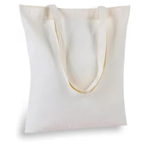 LL FCBDA 2 Pack 15'' X 16'' Canvas Tote Bag, Reusable Cotton Tote Bags, for Grocery Bags, DIY Gift, Shopping Bag (Natural Color)