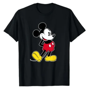 Disney Mickey Mouse Classic Pose T-Shirt - Official Retro Mickey Tee