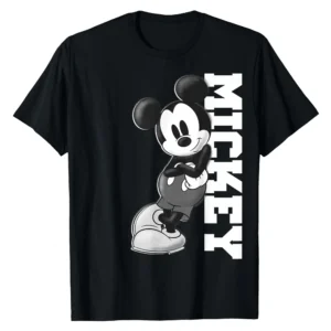 Mickey Mouse Lean T-Shirt – Classic Disney Character Graphic Tee