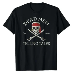 Disney Pirates of the Caribbean Dead Men Tell No Tales T-Shirt for Men Women