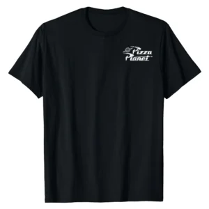Disney Pixar Toy Story Pizza Planet Left Chest Logo T-Shirt