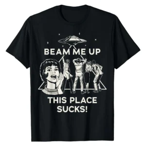 Stranger Things Season 5 Beam Me Up This Place Sucks T-Shirt